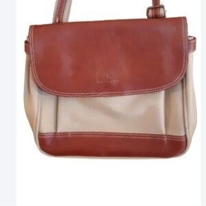 Vintage Etienne Aigner Canvas Leather Purse